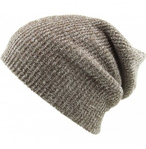 Skullies & Beanies Comfortable Soft Slouchy Beanie Collection Winter Ski Baggy Hat Unisex Various Styles - CD18ZR9RYWT