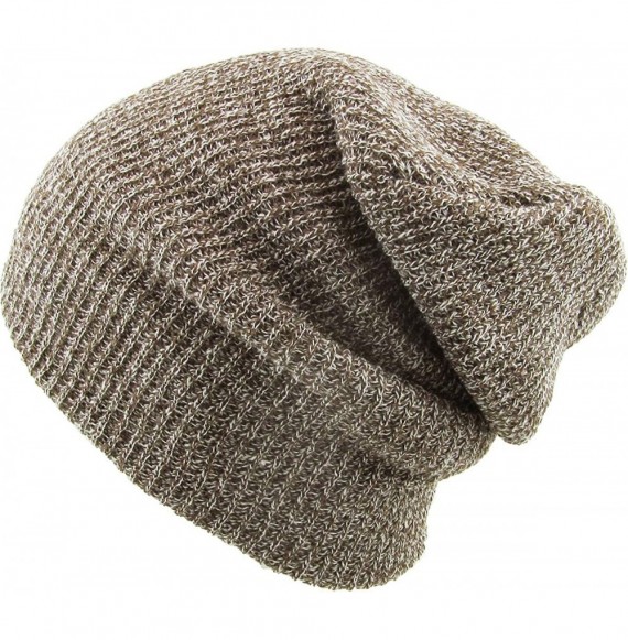 Skullies & Beanies Comfortable Soft Slouchy Beanie Collection Winter Ski Baggy Hat Unisex Various Styles - CD18ZR9RYWT