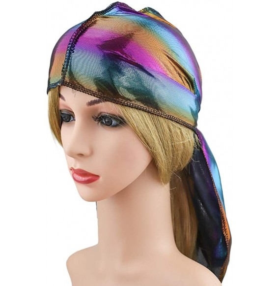 Skullies & Beanies Durags Straps Sleeping Bonnet Frizzy - A4-purple - CX18OKOMKG9