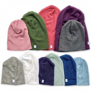 Skullies & Beanies Pure Organic Merino Wool Hat- Slouchy Beanie- Toque- Knit Cap- Skully- Balaclava - Toi Toi - CC18I4IMMGU