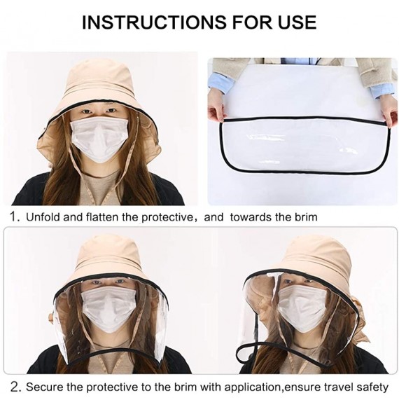 Sun Hats Packable Cotton Gardening Sun Hat for Women SPF Protection Neck Shade Chin Strap 56-58cm - 69085khaki - CS18SR82HAI