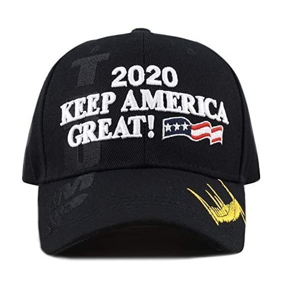 Baseball Caps Original Exclusive Donald Trump 2020" Keep America Great/Make America Great Again 3D Cap - 4. 2020-black - CL18...