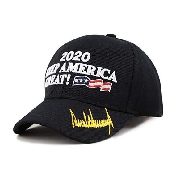 Baseball Caps Original Exclusive Donald Trump 2020" Keep America Great/Make America Great Again 3D Cap - 4. 2020-black - CL18...