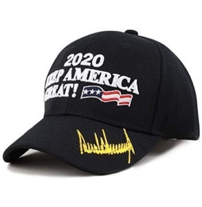 Baseball Caps Original Exclusive Donald Trump 2020" Keep America Great/Make America Great Again 3D Cap - 4. 2020-black - CL18...