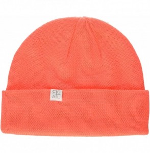 Skullies & Beanies Men's The Flt Fine Knit Beanie Hat - Melon - CN18CZN3Y4R