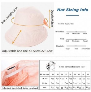 Sun Hats Packable Sun Bucket Hats for Women with String Beach SPF Protection Bonnie Gardening 55-59cm - Navy_89009 - CO18CYI83G4