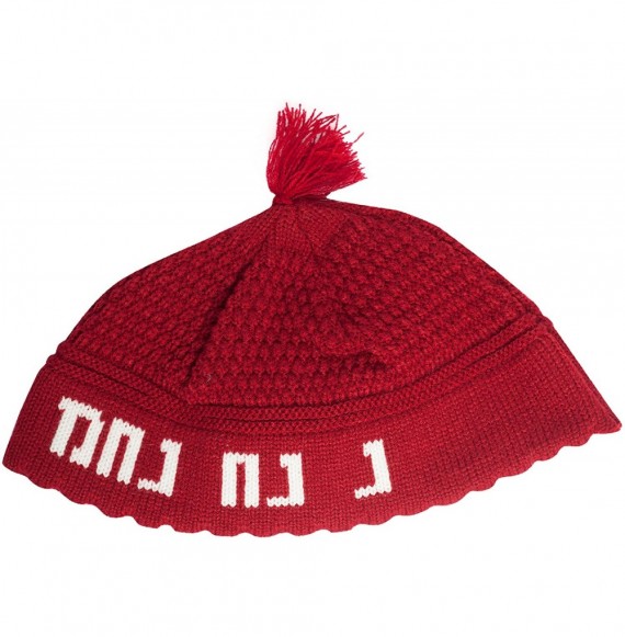 Skullies & Beanies Nahman Yarmulke Jewish Kippah Frik Nachman Kipa Judaica Yamaka Kippa Yamakah Yarmulka Hat Men Or Kids (Red...