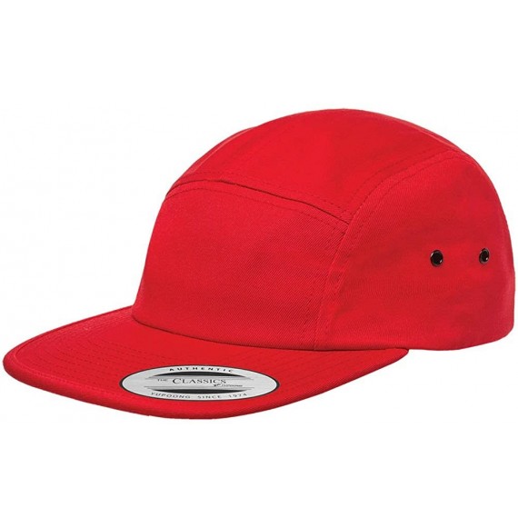 Baseball Caps Flexfit 7005 Classic Jockey Cap - Red - CQ12EF7TGRD