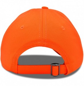 Baseball Caps Cute Moose Hat Baseball Cap - Orange - CC18LZ6LQ74