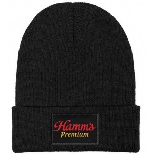 Skullies & Beanies Unisex Winter Hat Western-Star-Trucks-4900- Warm Black Sport Ski Cap - Hamms Beer Original - CR19297QZ96