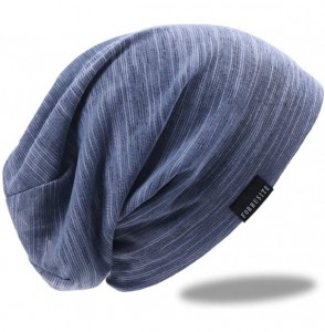 Skullies & Beanies Men Summer Beanie Long Slouchy Thin Lightweight Skull Cap B011h - Blue - CD18WKGEQKK