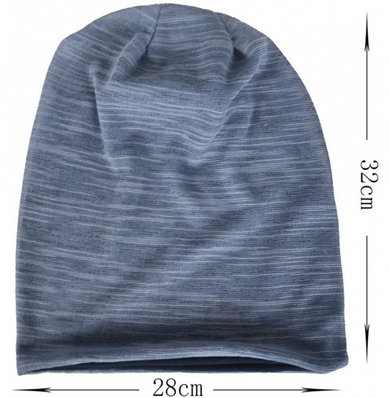 Skullies & Beanies Men Summer Beanie Long Slouchy Thin Lightweight Skull Cap B011h - Blue - CD18WKGEQKK