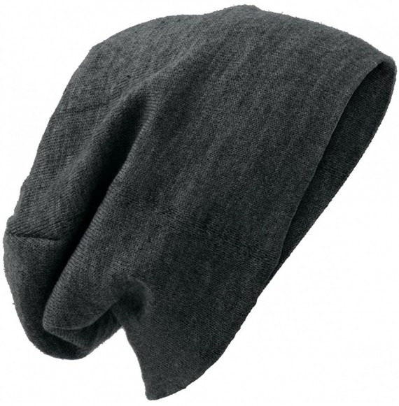 Skullies & Beanies Slouch Beanie - Charcoal Heather - CA11HDY1O1R