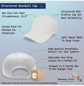 Baseball Caps Custom Baseball Cap Siberian Husky Dog A Embroidery Dad Hats for Men & Women - White - CT18S00ORL9