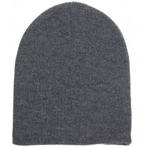 Skullies & Beanies Premium Flexfit Knit Beanie - Charcoal - CL127UHMAKT