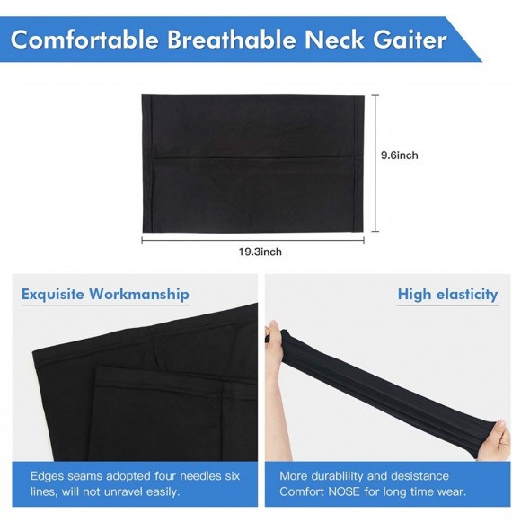 Balaclavas Breathable Neck Gaiters Dustproof Face Scarf UV Protection Balaclava - Br11 - CQ198DN6XOK