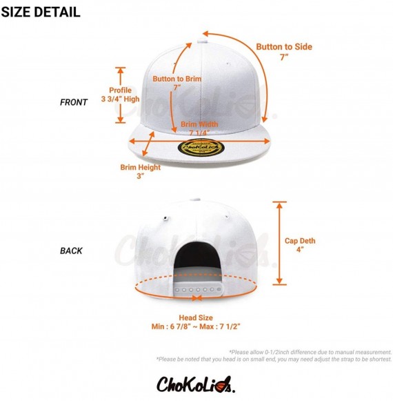 Baseball Caps Flat Visor Snapback Hat Blank Cap Baseball Cap - Two-tone Black/Orange - C818SK2WWT4