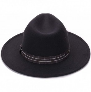 Fedoras Fedora Hats Artificial Wool Pure Cashmere Shaped Solid Borsalino Hat Winter Felt Gambler Hat for Men and Women - CP18...