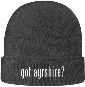 Skullies & Beanies got Ayrshire? - Soft Adult Beanie Cap - Grey - C618AXO5O5Z