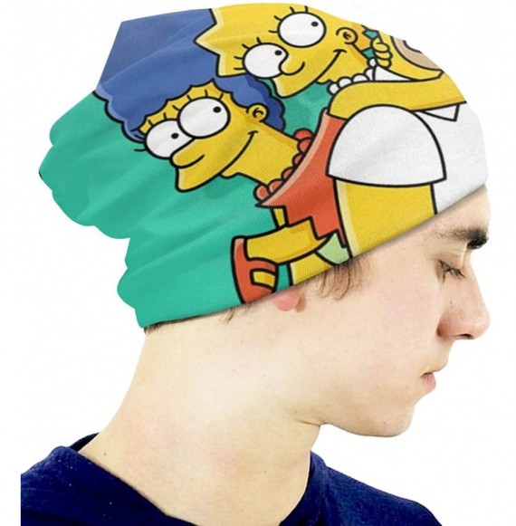 Skullies & Beanies Bart Simpson Knitted Children Fashion Hatsoft - Black4 - CH198COLU36