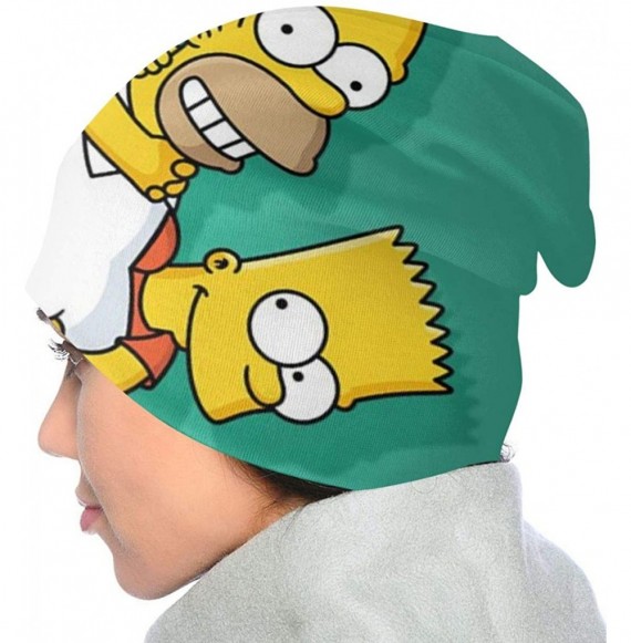 Skullies & Beanies Bart Simpson Knitted Children Fashion Hatsoft - Black4 - CH198COLU36