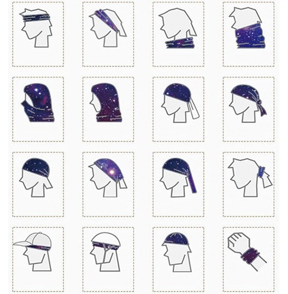 Balaclavas Unisex Seamless Neck Gaiter Tube Headwear- Motorcycle Face Cover Bandana Balaclava for Women Men Face Scarf - CI19...