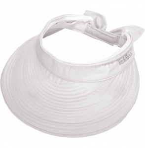 Sun Hats Women's 2 in 1 Outdoor Sportswear Golf/Tennis Visor UV Protection Hat - 2284_white - CF18D8NE5WA