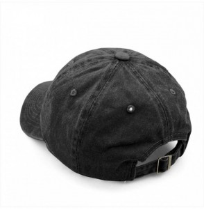 Baseball Caps Unisex Mama Bear Denim Hat Adjustable Washed Dyed Cotton Dad Baseball Caps - Print Logo Black 1 - CC18QLG47GE