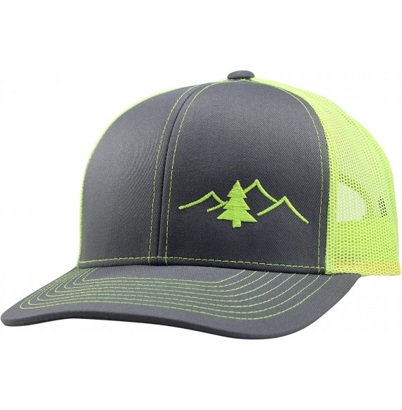 Baseball Caps Trucker Hat - The Great Outdoors - Graphite/Neon - CT182W8QH0U