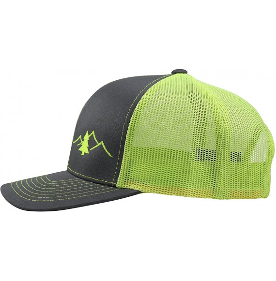 Baseball Caps Trucker Hat - The Great Outdoors - Graphite/Neon - CT182W8QH0U