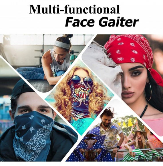 Balaclavas Face Gaiter Bandanas Ear Loops Balaclava Headwear Dust Wind UV Protection - Boho 06 - C0199G2DNDK