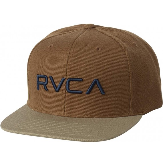 Baseball Caps Men's Twill Snapback III - Dark Khaki - CE17YH04DWI