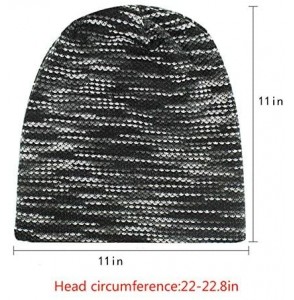 Skullies & Beanies Unisex Mens/Womens Winter Warm Plush Lined Knit hat Beanie Hat Cap - Grey - CW18RKWTU2M