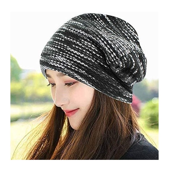 Skullies & Beanies Unisex Mens/Womens Winter Warm Plush Lined Knit hat Beanie Hat Cap - Grey - CW18RKWTU2M