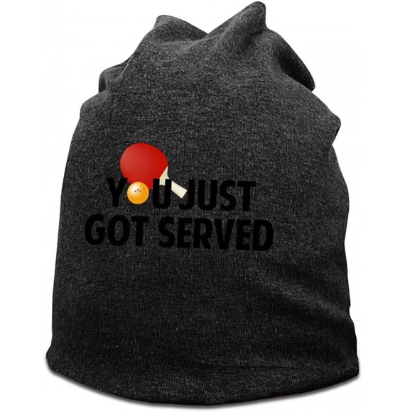 Sun Hats I Run Hoes for Money Women's Beanies Hats Ski Caps - You Just Got Servedd Table Tennis 1 /Deep Heather - CL194QYNG5Q