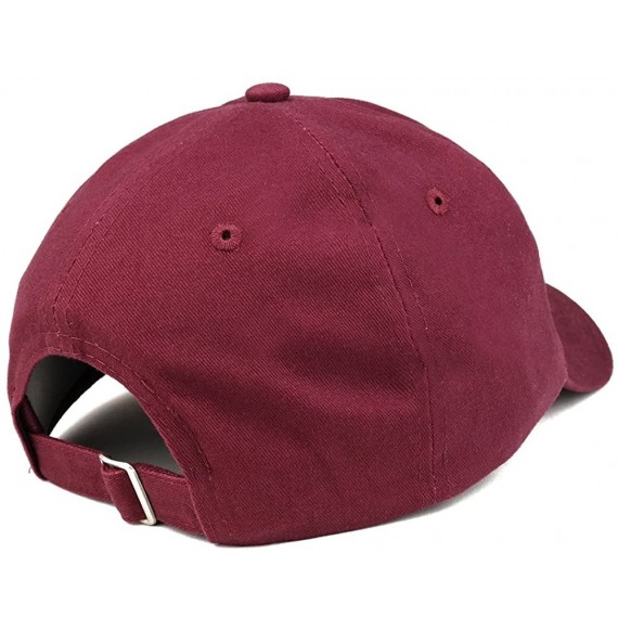 Baseball Caps Limited Edition 1968 Embroidered Birthday Gift Brushed Cotton Cap - Maroon - CP18CO6EADT