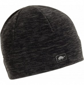 Skullies & Beanies Polartec Thermal Pro Stria Fleece Beanie - Onyx - C2110BUYXBX