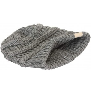 Skullies & Beanies Mommy/Daughter Soft Beanie Combo - Light Grey - CG18HZ3SC6N