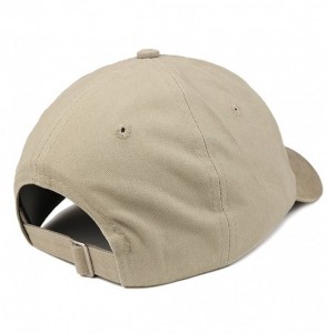 Baseball Caps Classic 1946 Embroidered Retro Soft Cotton Baseball Cap - Khaki - CO18COC4IIR