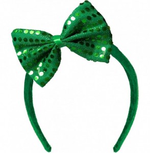 Headbands Patricks Green Sequin Headband Costume - C0180NRTDMH