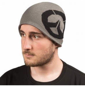 Skullies & Beanies Overwatch Clutch Knit Beanie (Grey- One Size) For Video Game Fans - Grey - CT183O4QCCU