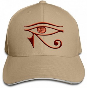 Baseball Caps Egyptian Ibis Ankh Horus Eye Baseball Cap Sports Solid Youth Dad Ball Hat - Natural - CG19973DRN2