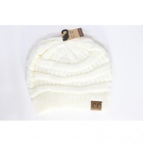 Skullies & Beanies Women's Classic CC Beanies - Ivory - CD1859ONTIG