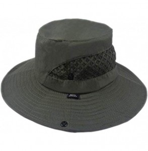 Sun Hats Packable Perfect Fishing Gardening - Olive Green -Polyester - C118GHE894N