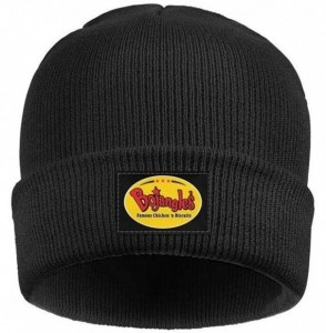 Skullies & Beanies Unisex Knit Hat Fishing-Master-Baiter-Hook- Warm Black Sport Watch Cap - Bojangles' Famous Chicken - CJ192...