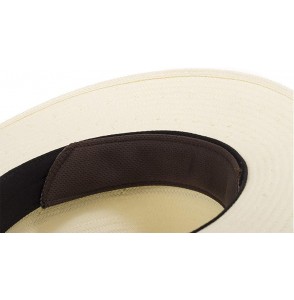 Fedoras Sweat Guard Protective Reducer Insert Pad Panama Straw Hats - Brown - CU18O04E8C6