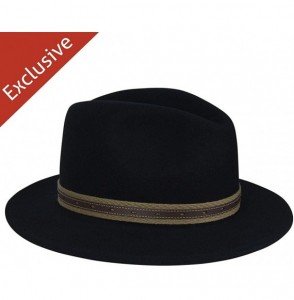 Fedoras Hats.com Quest Safari Fedora - Exclusive Black- XX-Large - CJ18O54A5TM