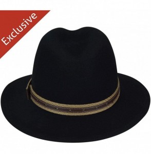 Fedoras Hats.com Quest Safari Fedora - Exclusive Black- XX-Large - CJ18O54A5TM