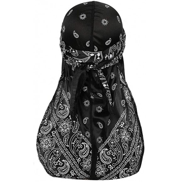 Skullies & Beanies Assorted Paisley Bandana Headwraps Womens - Black - CH196NZC4QR