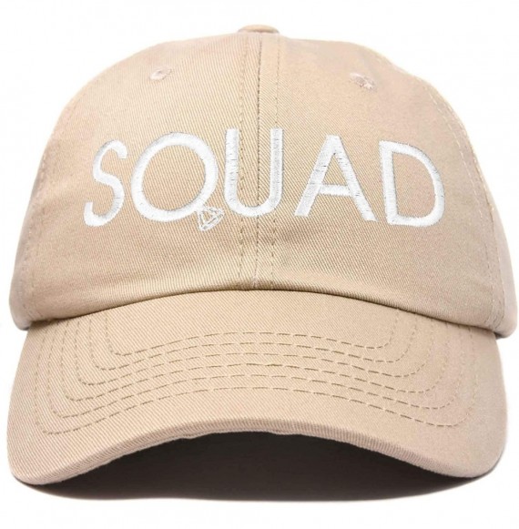 Baseball Caps Bachelorette Party Bride Hats Tribe Squad Baseball Cotton Caps - Squad-khaki - CQ18HUCKWCM